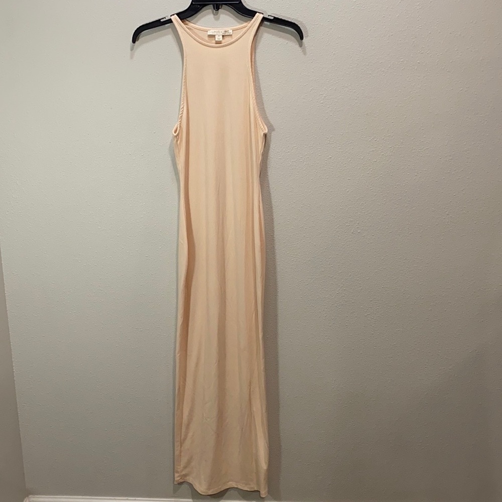 Culpos x INC‎  rib knit tank dress maxi